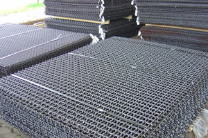 1.0-5.5mm Square Hole Stainless Steel Crimped Wire Mesh